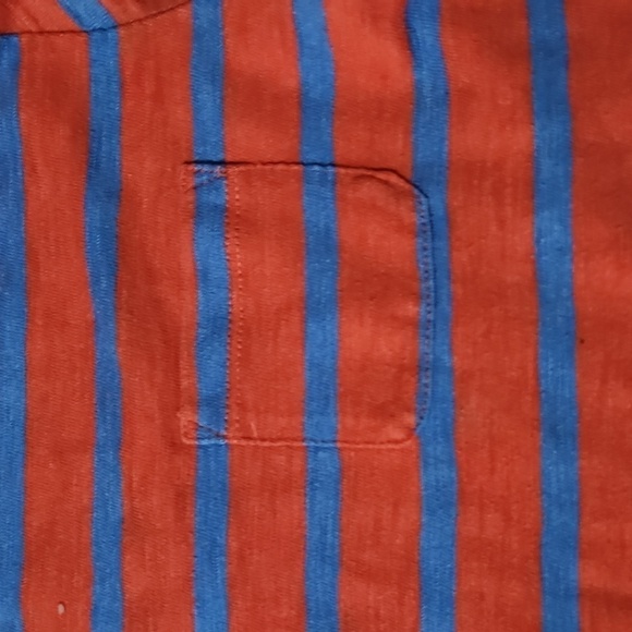 Crewcuts Longsleeve Orange and Blue Shirt Size 8  Pocket on the Front - Picture 2 of 3